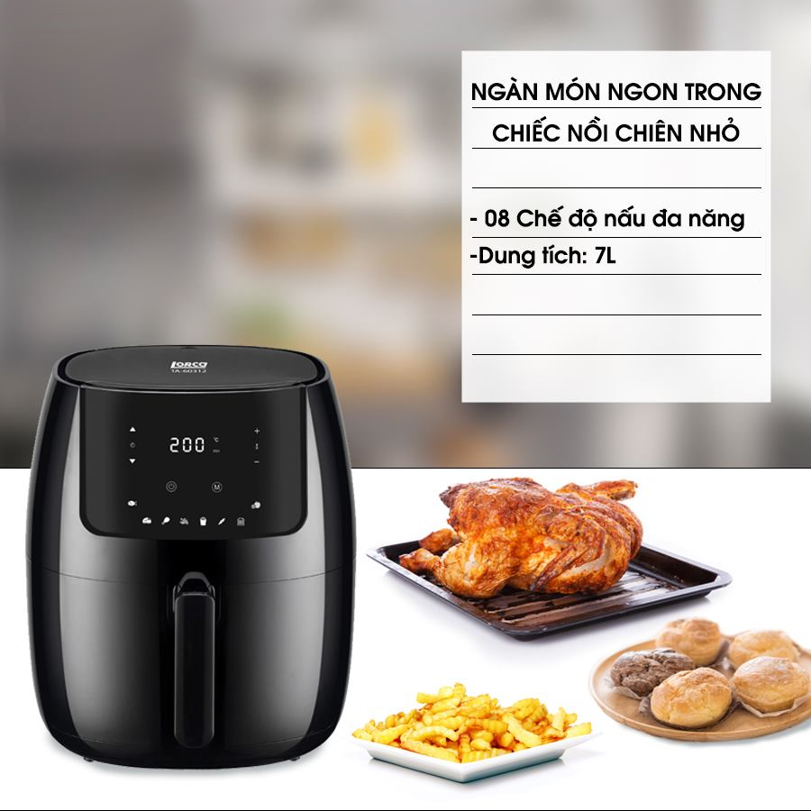 [REVIEW] Nồi Chiên Không Dầu Lorca TA 6012 Có Tốt Không?